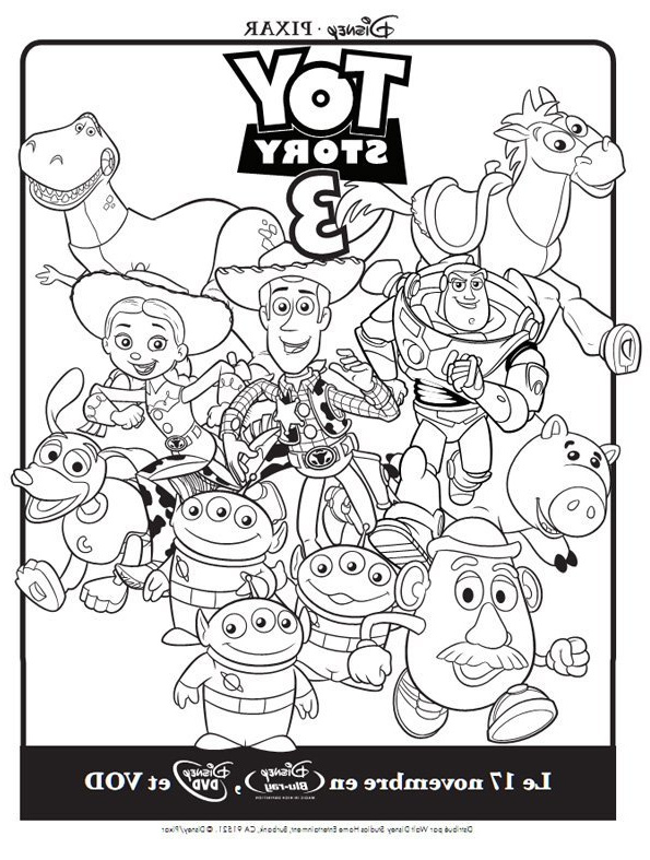 Toy Story Dessin Impressionnant Photos Coloriage toy Story Momes