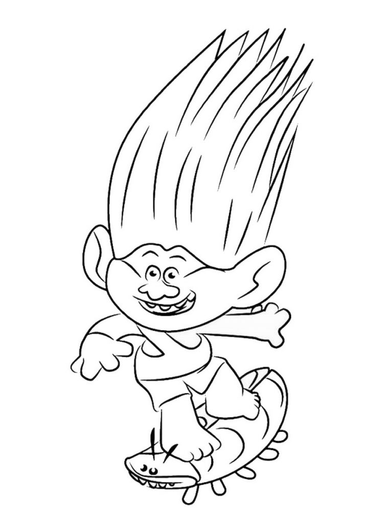 Troll Dessin Bestof Stock Trolls Movie Coloring Pages Best Coloring ...