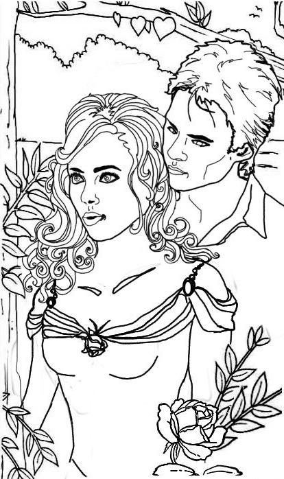 Vampire Dessin Impressionnant Image Couple Coloring Pages