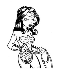 Wonder Woman Coloriage Cool Stock Wonder Woman 94 Super Héros – Coloriages à Imprimer