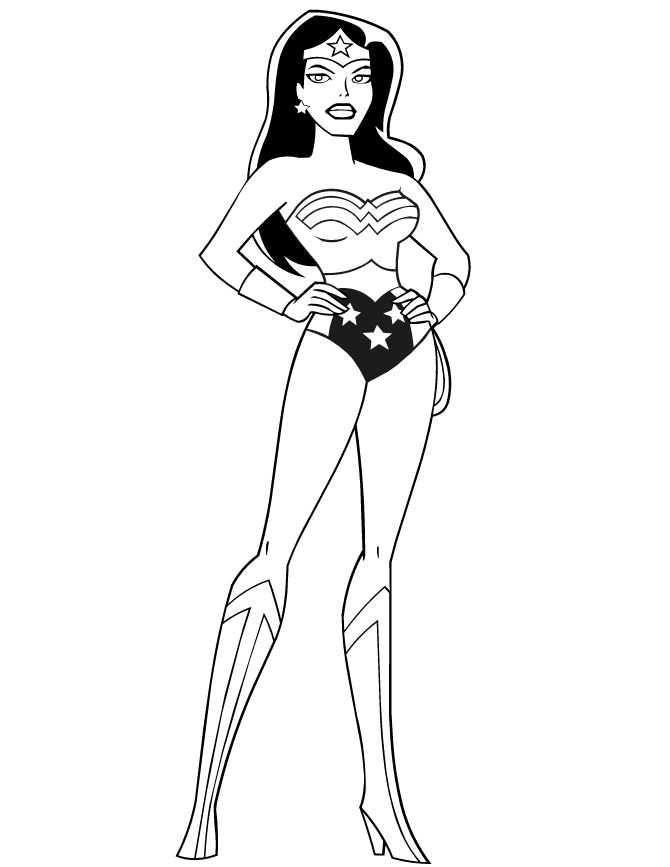 Wonder Woman Coloriage Unique Images Wonder Woman 6 Super Héros – Coloriages à Imprimer
