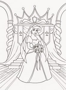 Coloriage Ariel Beau Photos Coloring Pages Ariel the Little Mermaid Free Printable
