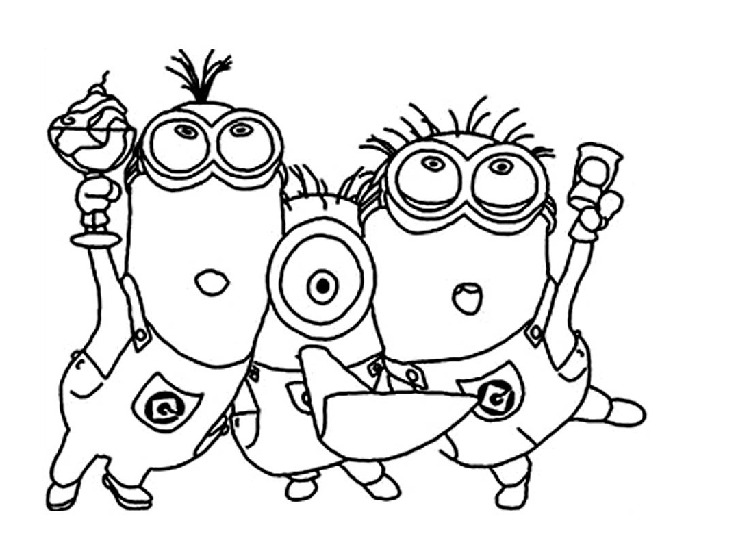 Coloriage Minions à Imprimer Beau Stock Minions to Print for Free Minions Kids Coloring Pages