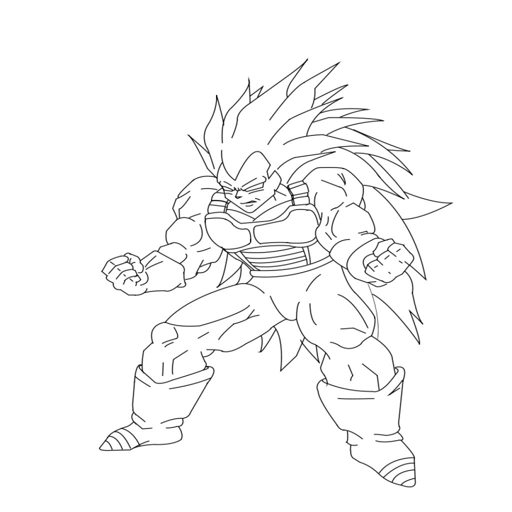 Coloriages Dragon Ball Z Luxe Image Coloriage Dragon Ball Z Sangoku Super Sayen 3 Coloriage