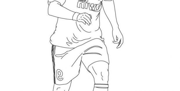  Dessin  De Football Unique Photos Coloriage Football Xabi 