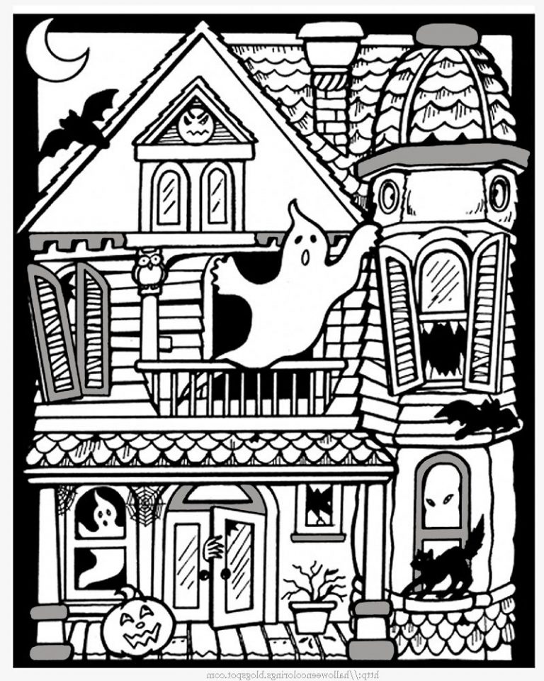 Dessin Halloween Maison Hantée Inspirant Collection Gratuit Halloween