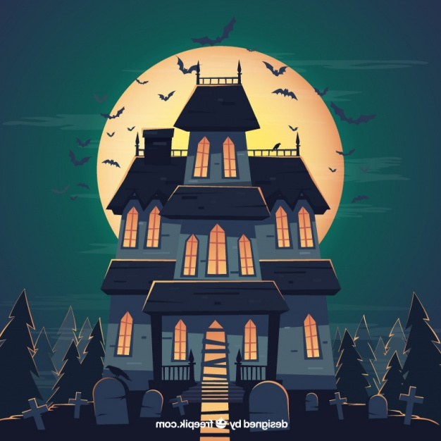 Dessin Halloween Maison Hantée Unique Stock Arrière Plan De Maison Hantée Pour L Halloween