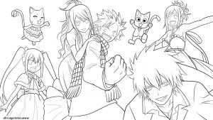 Fairy Tail Coloriage Cool Photos Coloriage Fairy Tail Team by Xubeix Dessin