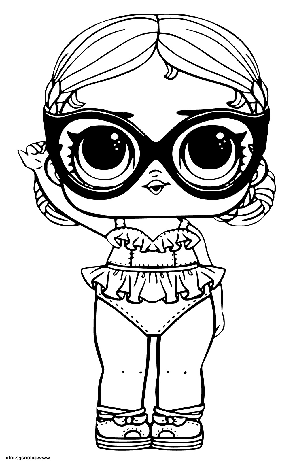 Coloriage A Imprimer Poupee Lol Luxe Galerie Coloriage Page Of Lol Doll Vacay Babay à Imprimer