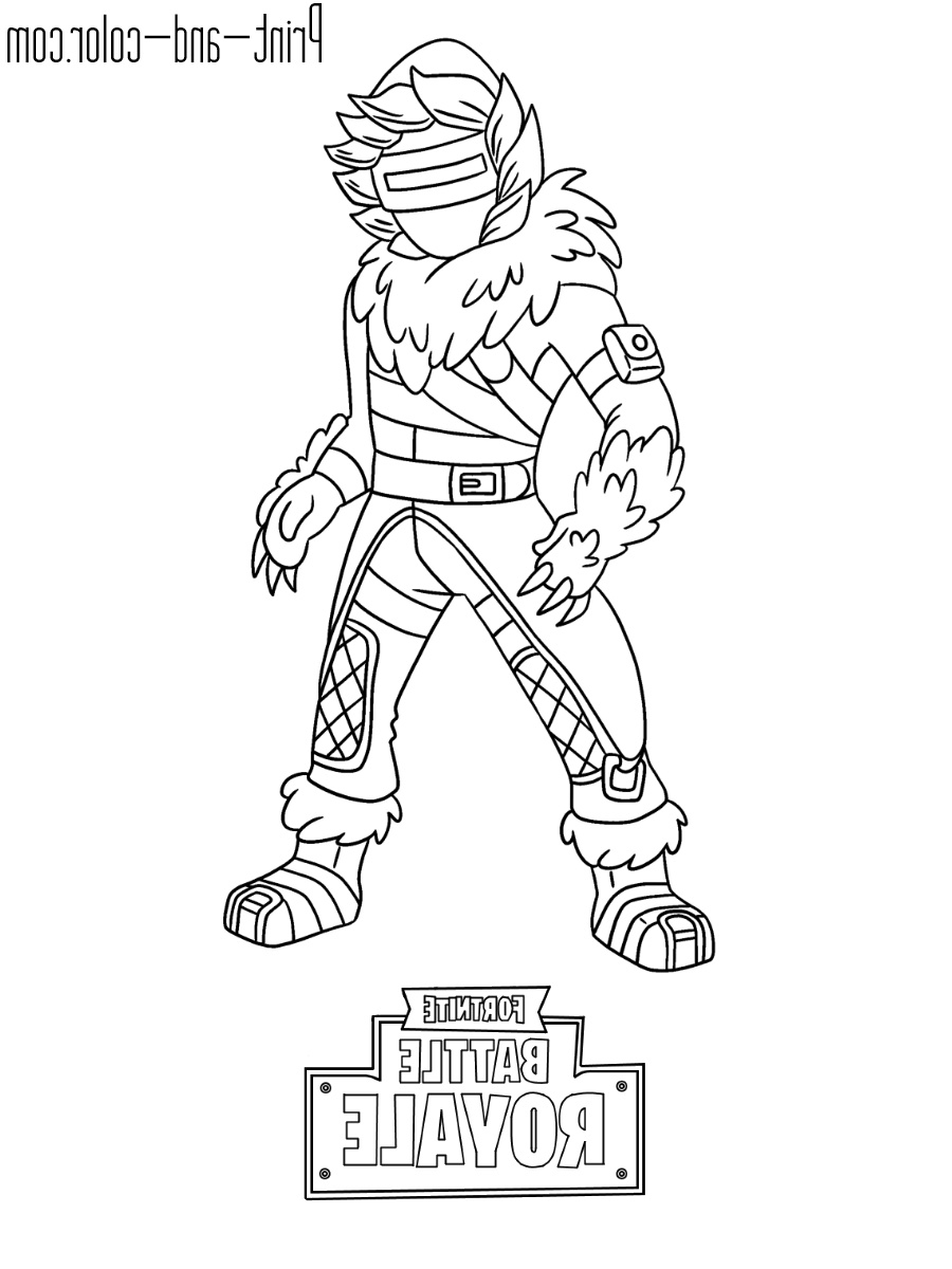 Coloriage fortnite Skin Cool Collection fortnite Coloring Pages
