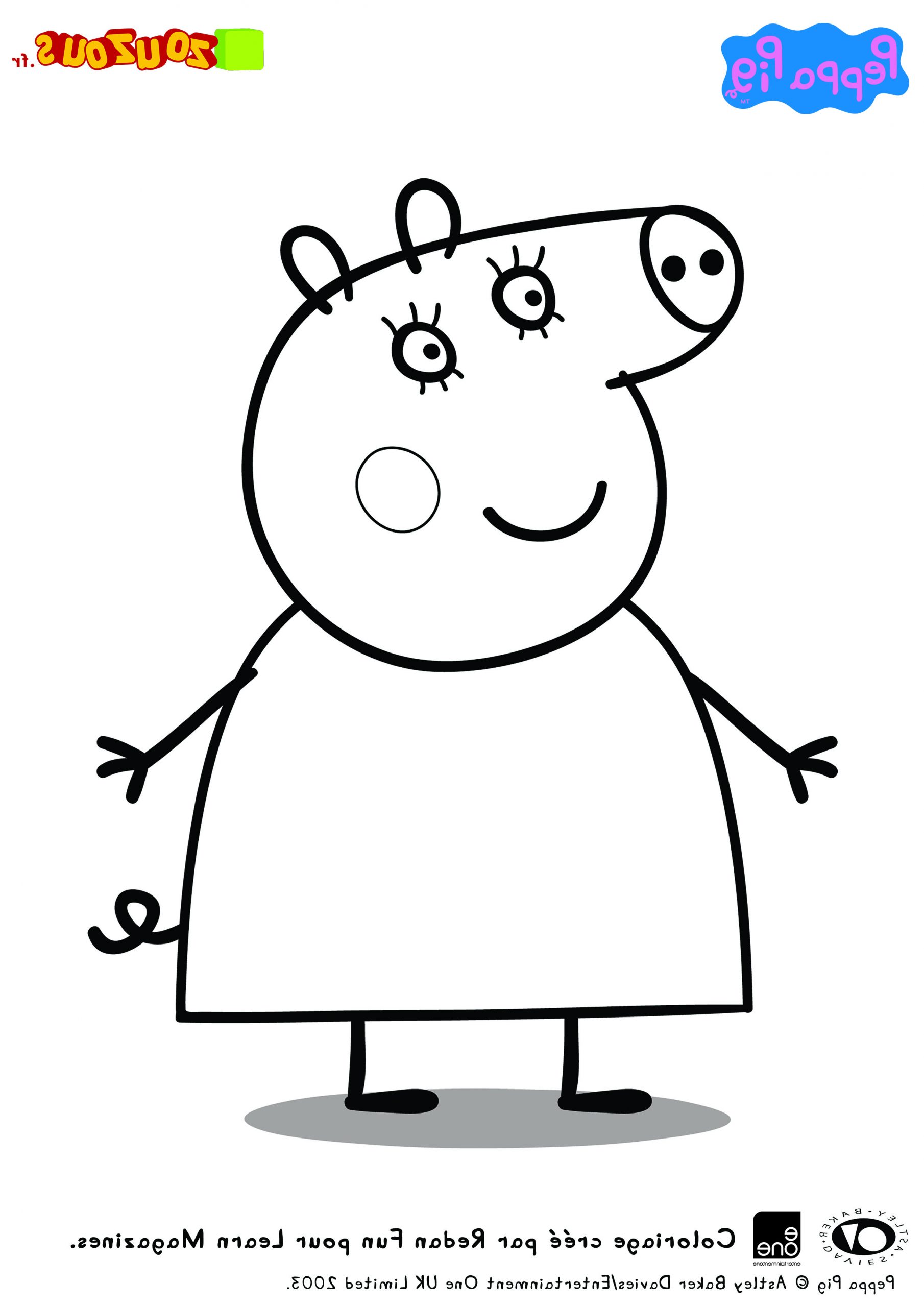 Coloriage Peppa Pig A Imprimer Inspirant Collection Belle Coloriage A Imprimer Mickey Et Ses Amis