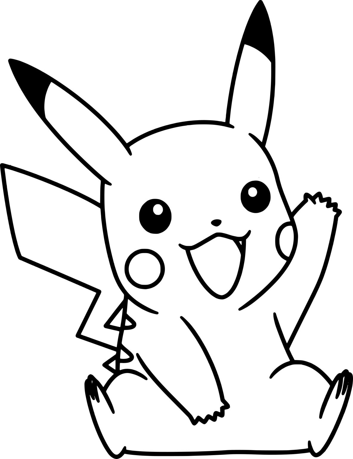 Coloriage Pikachu Noel Élégant Galerie Coloriage Pikachu Dessin à