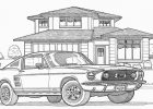 Dessin Véhicule Cool Galerie Coloriage Les Transports Mustang