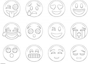 Emoji Coloriage Beau Collection Coloriage Emoji Rire Sketch Coloring Page