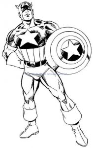 Coloriage Captain America Beau Photos Disegni Da Colorare Capitan America