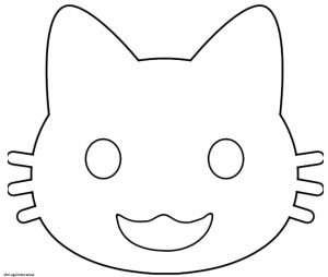 Coloriage Emoji A Imprimer Unique Collection Coloriage Google Emoji Smiling Cat Jecolorie
