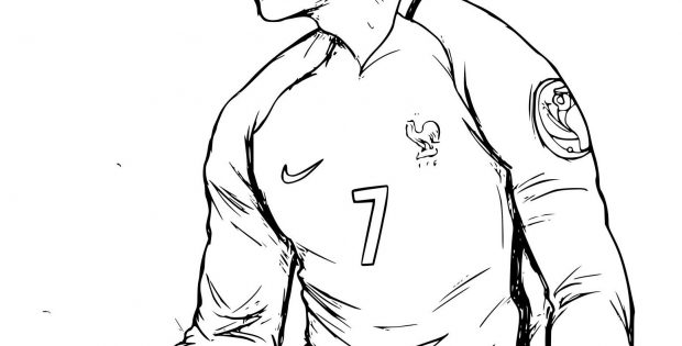 Coloriage Joueur De Foot Equipe De France Élégant Photographie Coloriages Foot Impressionnant S 