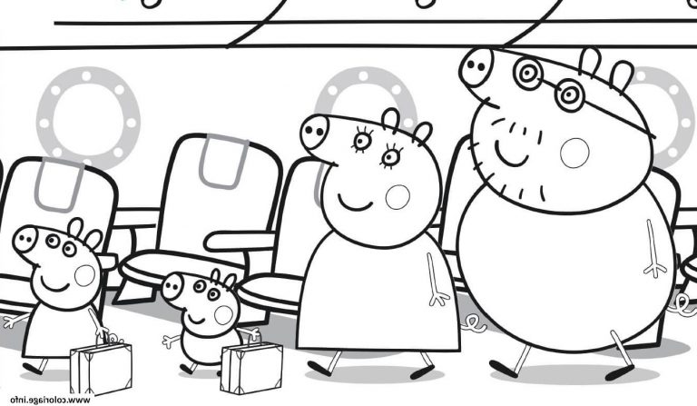 Dessin Peppa Pig à Imprimer Nouveau Image Coloriage Peppa Pig Famille