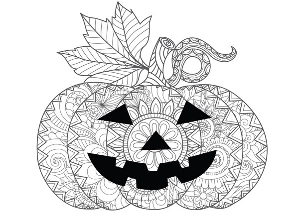 Image De Citrouille D&amp;#039;halloween A Imprimer Luxe Images Coloriage D Halloween La Citrouille Mandala