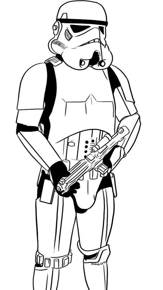 Coloriage Stormtrooper Beau Images Stormtrooper Coloring Page Star Wars Party
