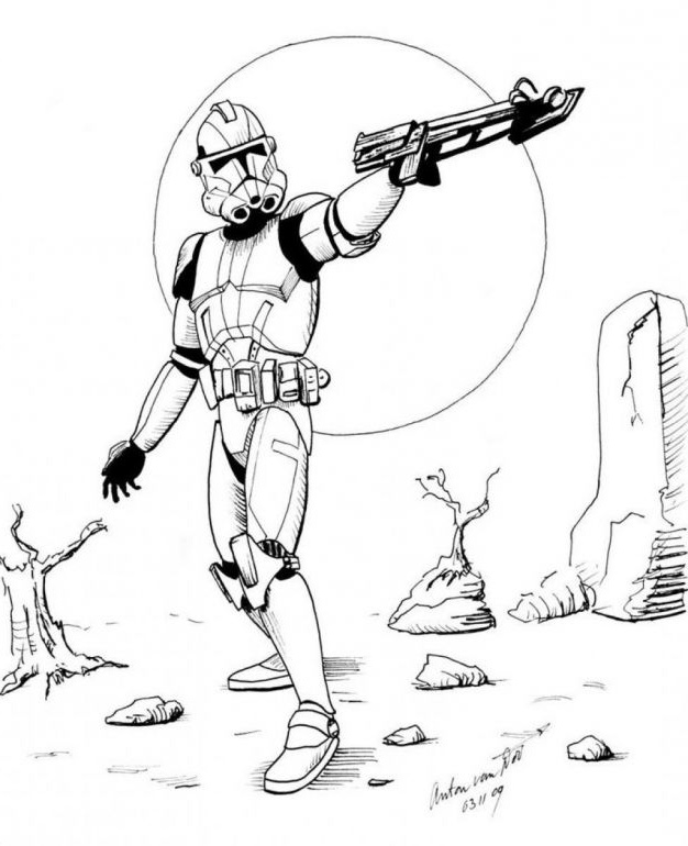 Coloriage Stormtrooper Impressionnant Photos Star Wars Coloring Pages Stormtrooper