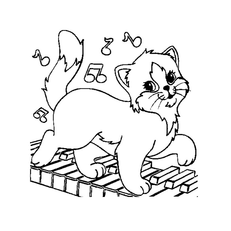 Dessin Chat Mignon Beau Stock 260 Dibujos De Gatos Para Colorear Oh Kids