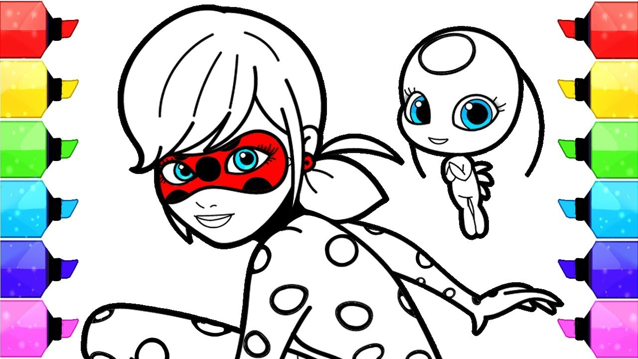 Lady Bug Dessin Bestof Photos Miraculous Ladybug Coloring Pages