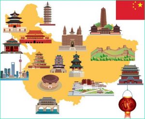 Chine Dessin Impressionnant Photos Carte De Dessin Animé De Chine Vecteurs Libres De Droits