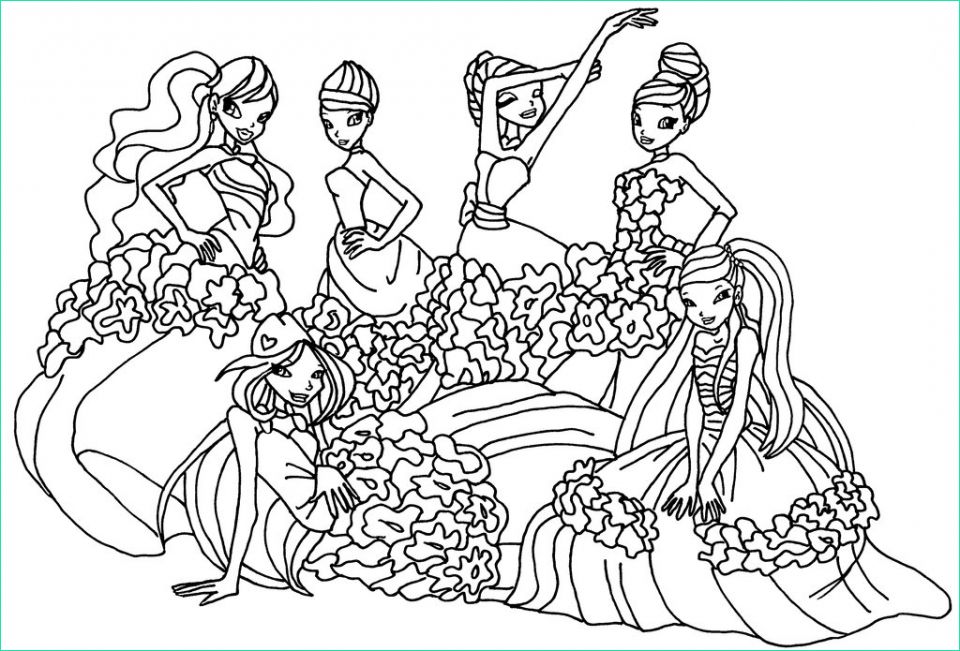 Coloriage 2017 Bestof Photos Get This Easy Winx Club Coloring Pages for Preschoolers