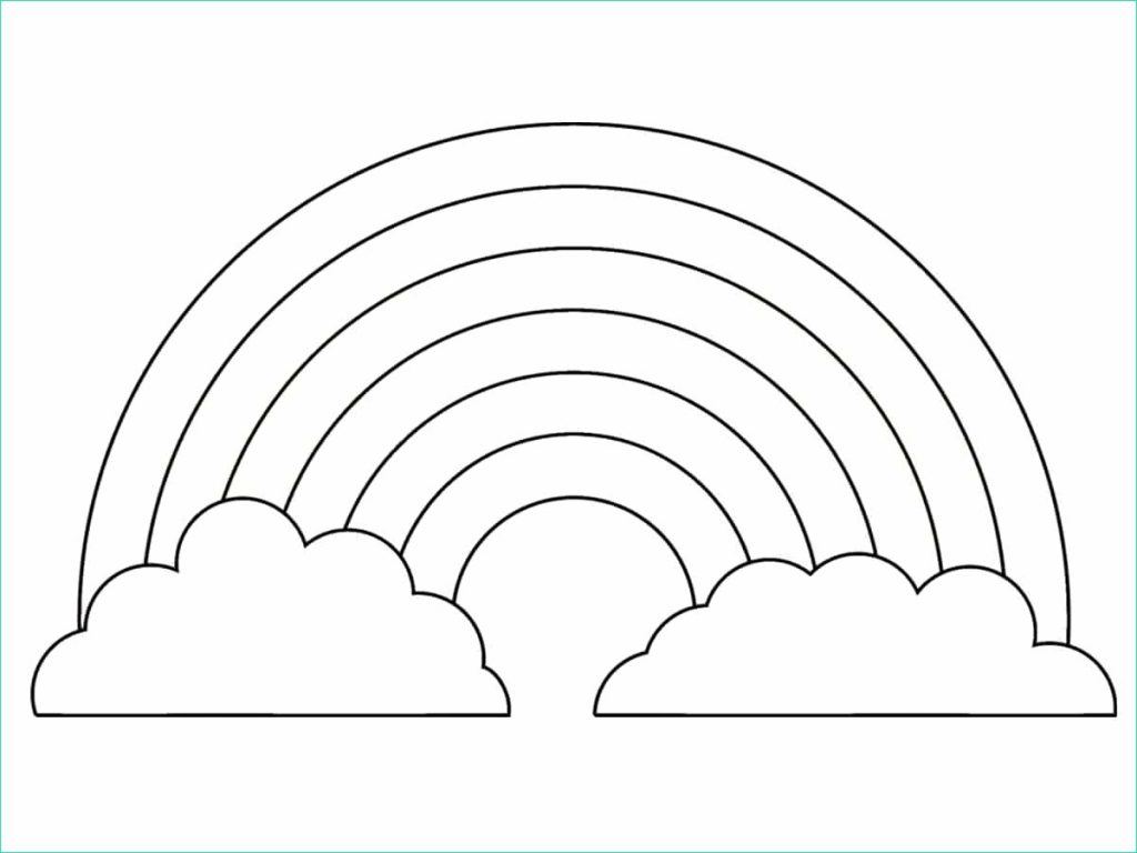 Coloriage Arc En Ciel à Imprimer Beau Galerie Coloriage Arc En Ciel 20