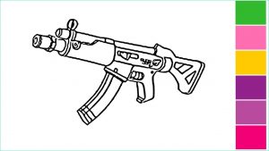 Coloriage Arme fortnite Nouveau Collection the Best Way to How to Draw fortnite Guns