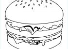 Coloriage Burger Beau Image Coloriage Hamburger à Imprimer