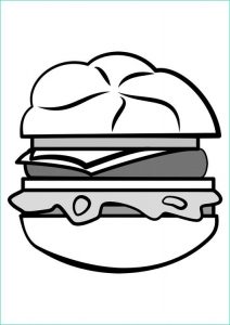 Coloriage Burger Inspirant Stock Coloriage Hamburger