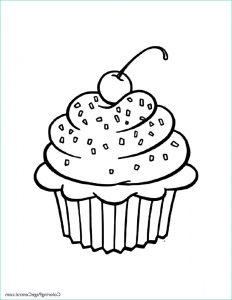Coloriage Cup Cake Beau Photos Cupcake 01 Coloring Page