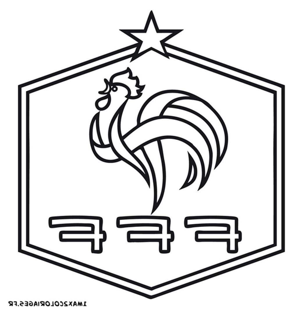Coloriage Equipe De France 2018 Élégant Stock Logo Football France