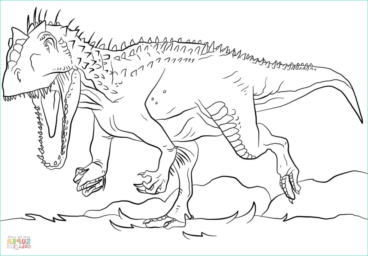 Coloriage Jurassic Park Inspirant Stock Coloriage Jurassic World T Rex