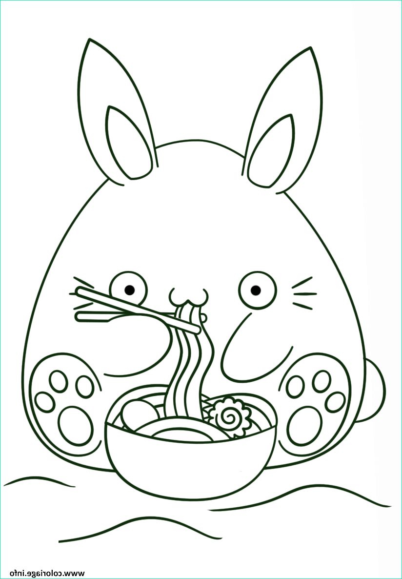 Coloriage Kawaii Animaux Cool Stock Coloriage Kawaii Bunny Dessin