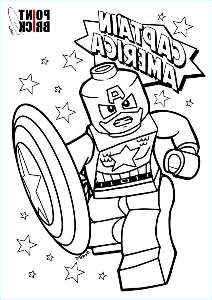 Coloriage Lego Beau Photos Lego Avengers Coloring Pages