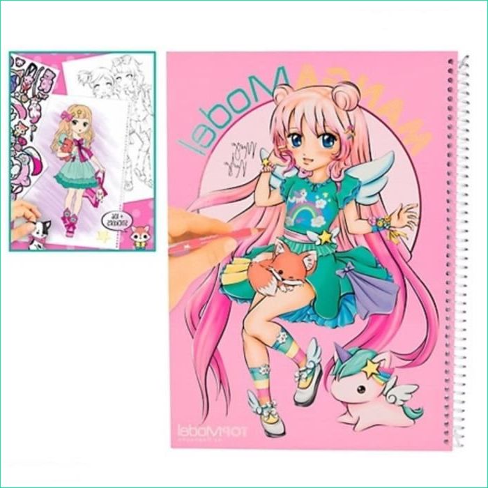 Coloriage Manga Model Beau Stock Album Coloriage topmodel Mangamodel Achat Vente Livre