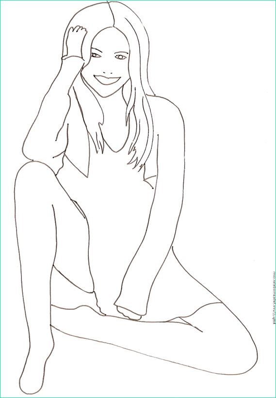 Coloriage Manga Model Luxe Images Coloriages De top Model Les Coloriages De Manequins