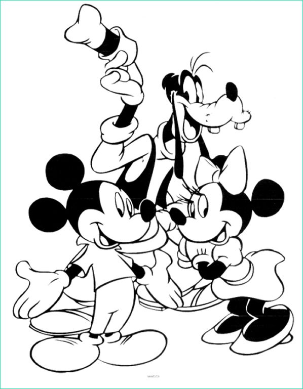 Coloriage Mickey Bébé Impressionnant Images Mickey Mouse Coloriages
