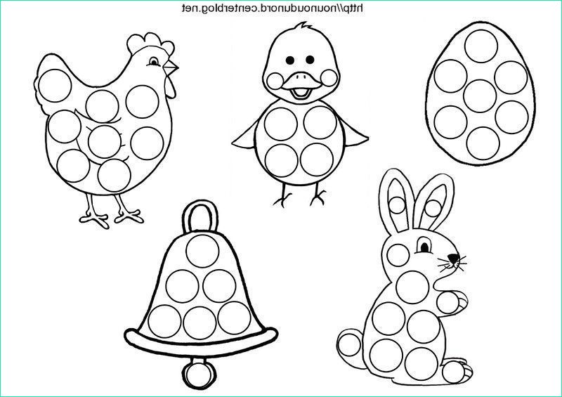Coloriage Paques Maternelle Luxe Stock Coloriage Paques Gommettes