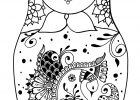 Coloriage Poupee Russe Beau Photos Free Coloring Page Coloring Russian Dolls 5