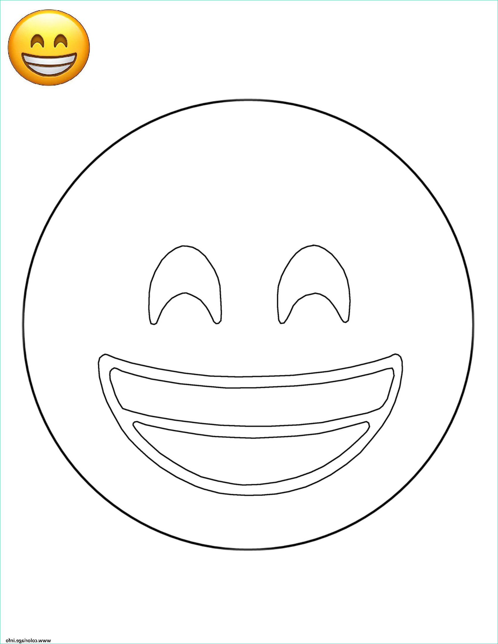 Coloriage Smiley iPhone Bestof Galerie Coloriage Emoji Grinning Smile Smiley Dessin