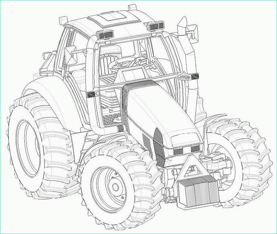 Coloriage Tracteur Avec Remorque Beau Photos Case Trekker Kleurplaat Ausmalbilder Gratis Traktor
