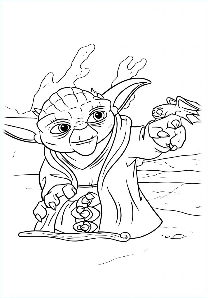 Coloriage Yoda Inspirant Photos Coloriage Maitre Yoda Dessin à Imprimer