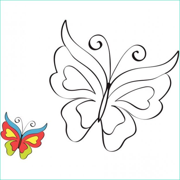 Dessin à Colorier Papillon Impressionnant Photos Coloriage Magnifique Papillon Gratuit à Imprimer Liste 20 à 40
