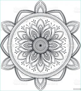 Dessin A Imprimer Mandala Fleur Impressionnant Image Luxe Coloriage De Mandala Fleur