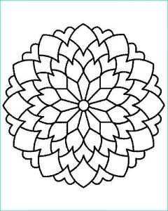 Dessin A Imprimer Mandala Fleur Impressionnant Photos Coloriage Mandala Fleurs Multi Pétales Dessin Gratuit à