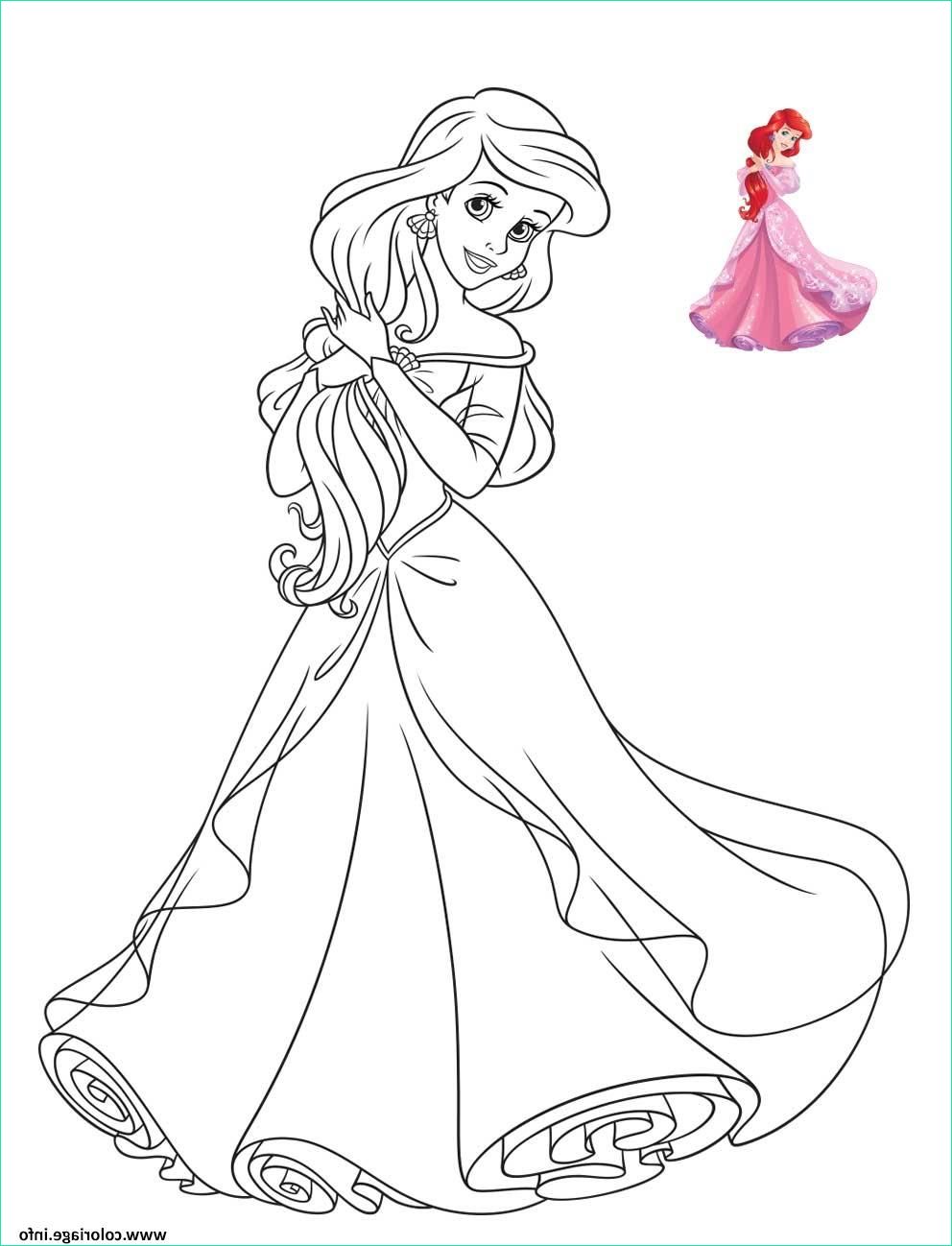 Dessin A Imprimer Princesse Unique Photographie Coloriage Princesse Disney Ariel Jecolorie